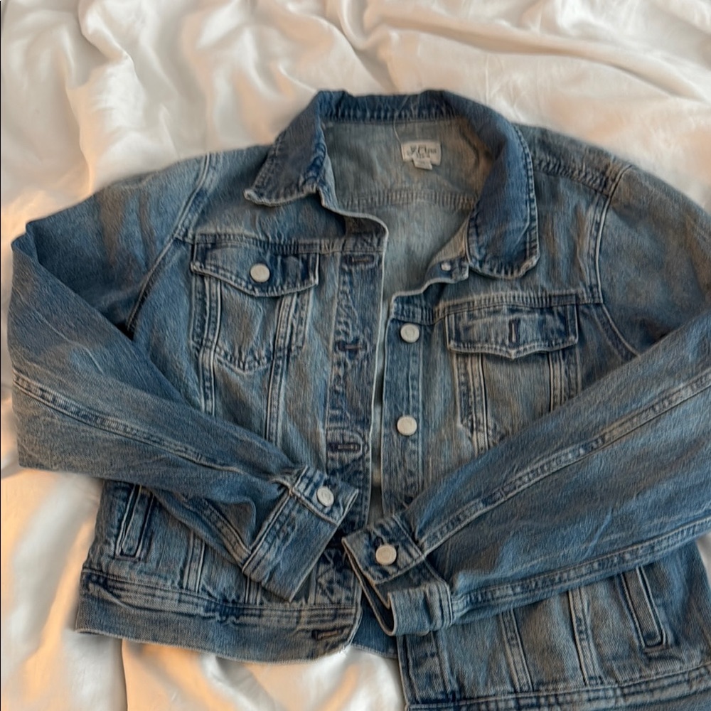 J. Crew Light Blue Denim Jacket - Women’s Medium